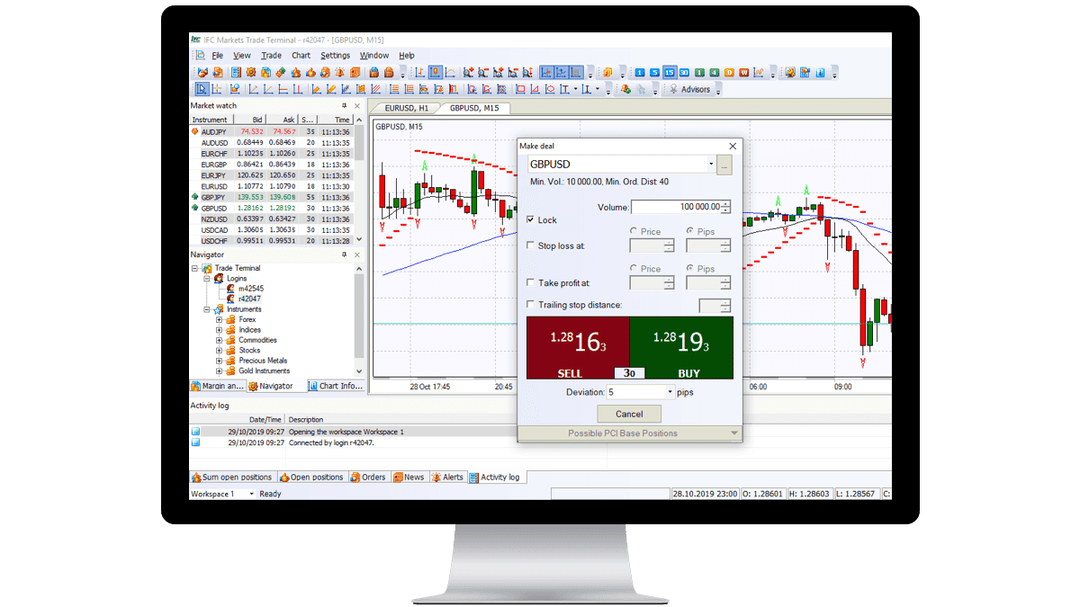 download forex terminal without registration
