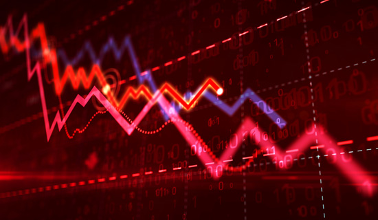 Les actions en baisse après le recul de Wall Street