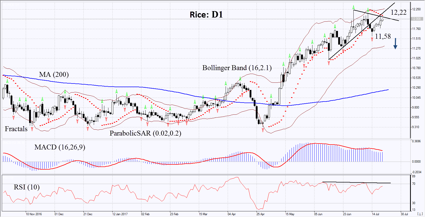 Rice Prices Technical Analysis Increase in the world supply of rice