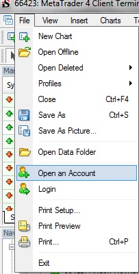Forex demo account sign in